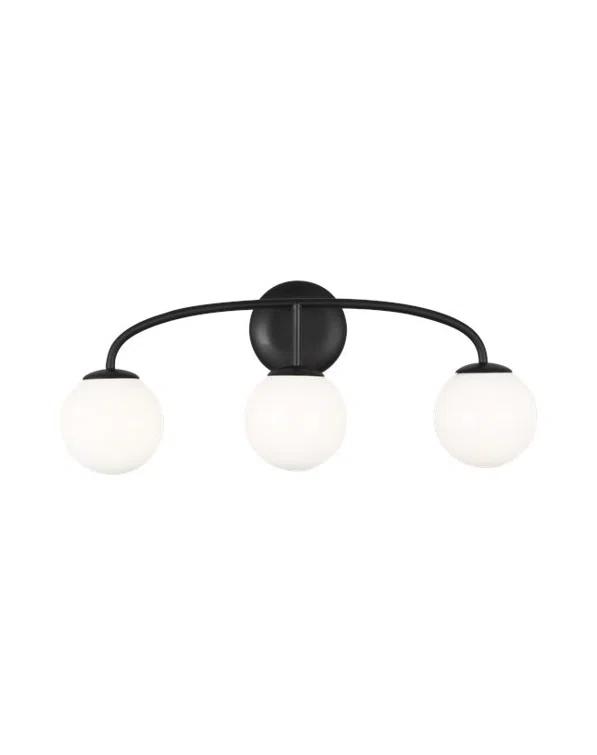 Galassia Vanity Light by AERIN - Black / 3 Light