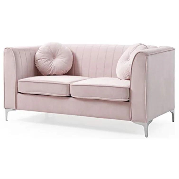 Glory Furniture Bailey 65'' Velvet Loveseat