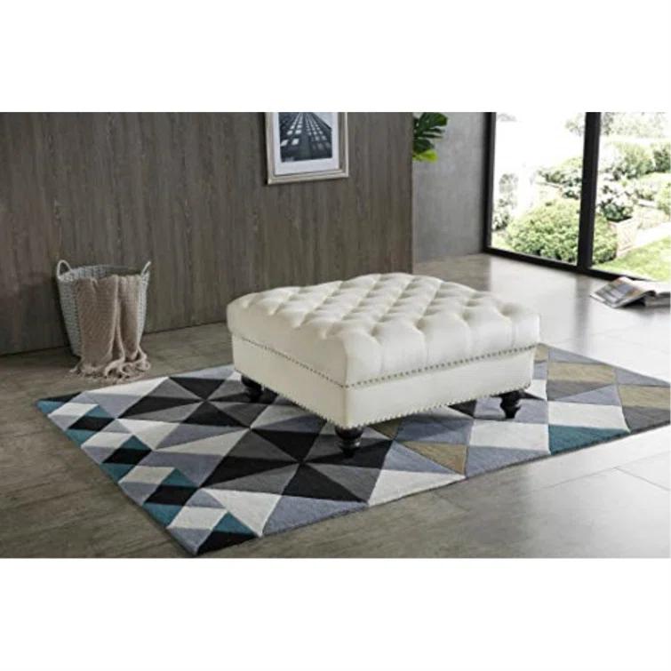 Nola Velvet Ottoman