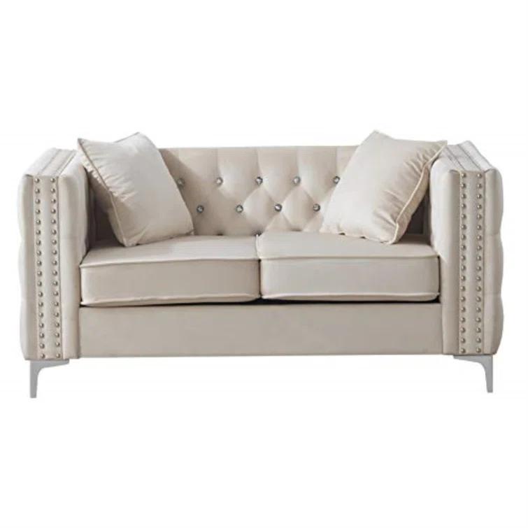 Tina 63'' Velvet Loveseat