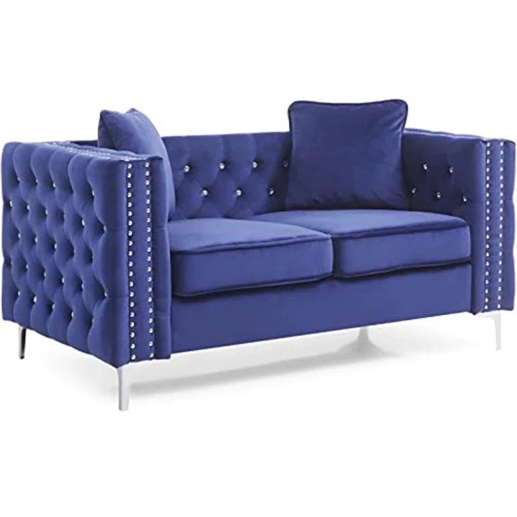 Tina 63'' Velvet Loveseat