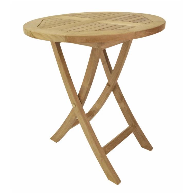 27 in. Bahama Round Bistro Folding Table