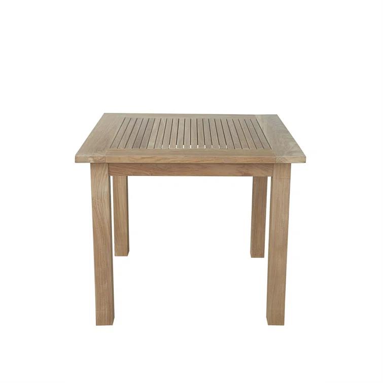 Anderson Teak Bahama 35" Square Table Small Slats