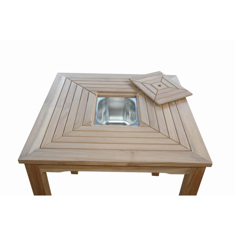 Anderson Teak Chatsworth Ice Chiller Bar Table