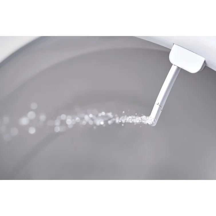 2-Series Non-Electronic Bidet Seat for Elongated Seats in White