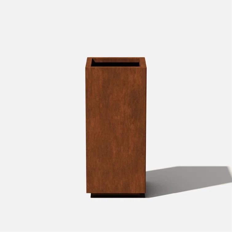 Corten Steel Series Pedestal Planter