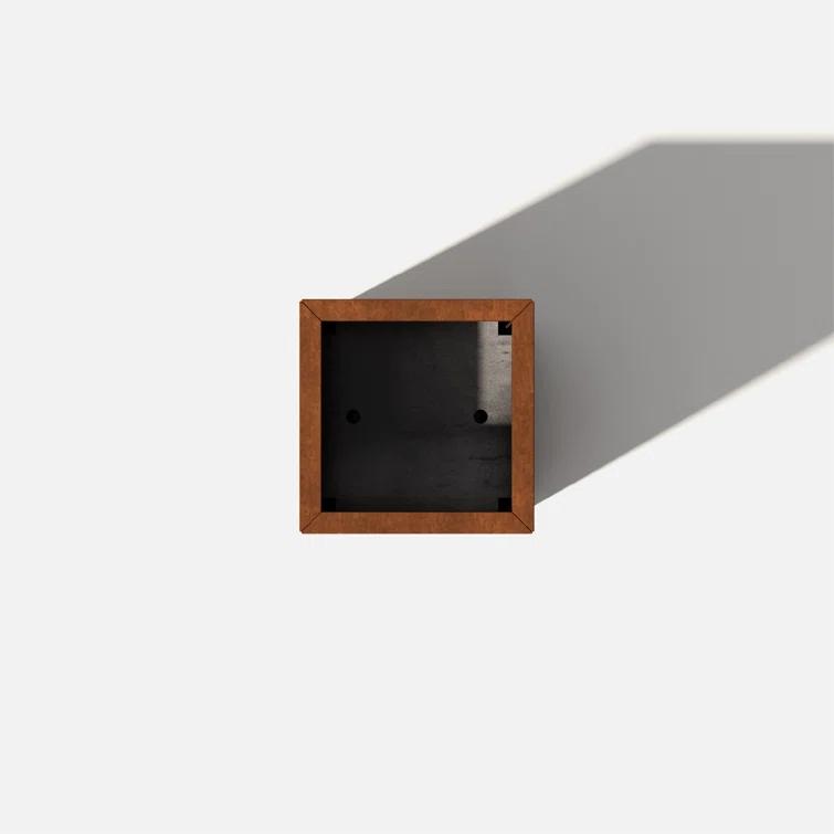 Corten Steel Series Pedestal Planter