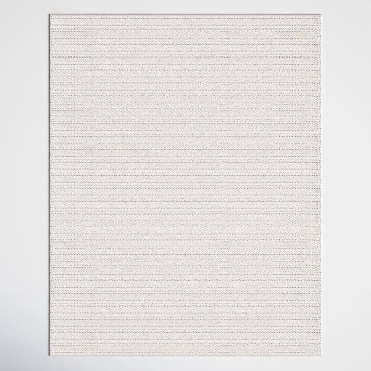 Kells Striped Handmade Ivory Area Rug
