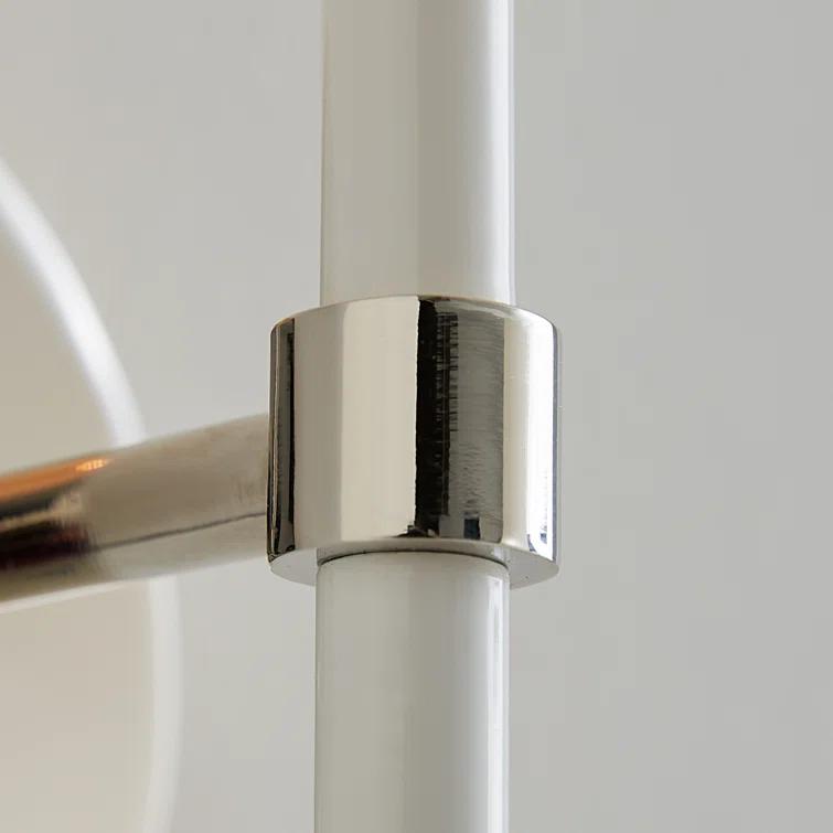 Monroe Polished Nickel Cone-Shaped Dimmable Wall Sconce