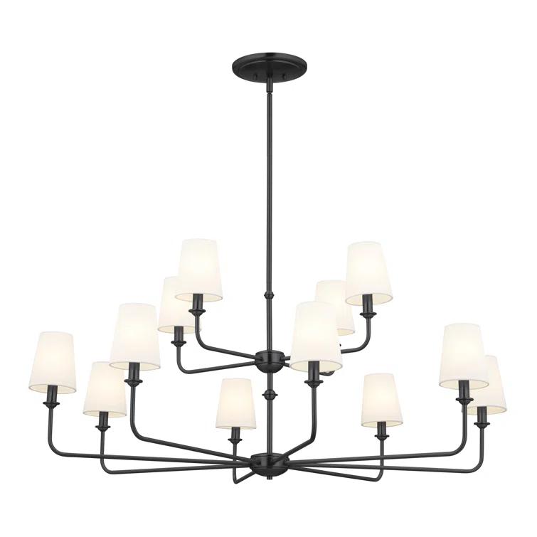 12 - Light Dimmable Classic / Traditional Chandelier