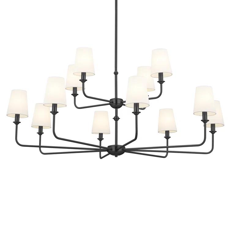 12 - Light Dimmable Classic / Traditional Chandelier