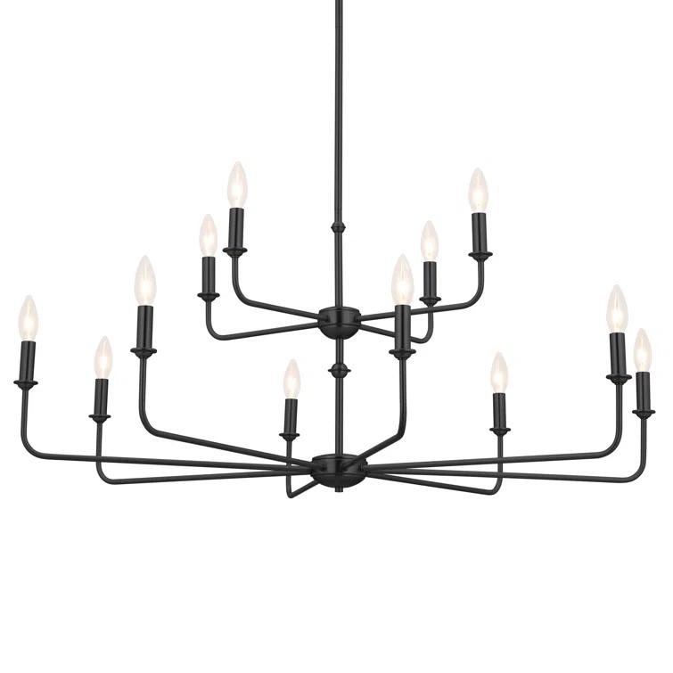 12 - Light Dimmable Classic / Traditional Chandelier
