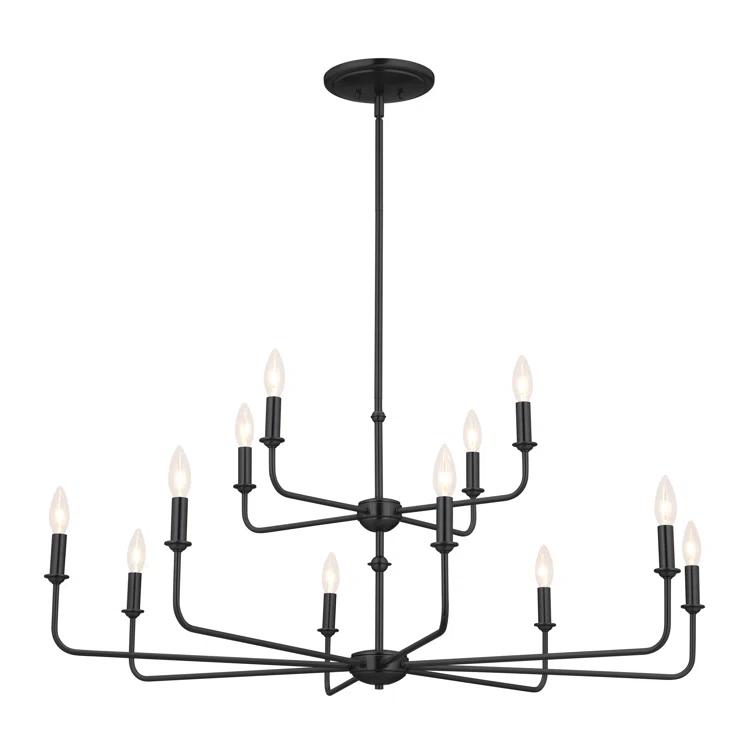 12 - Light Dimmable Classic / Traditional Chandelier