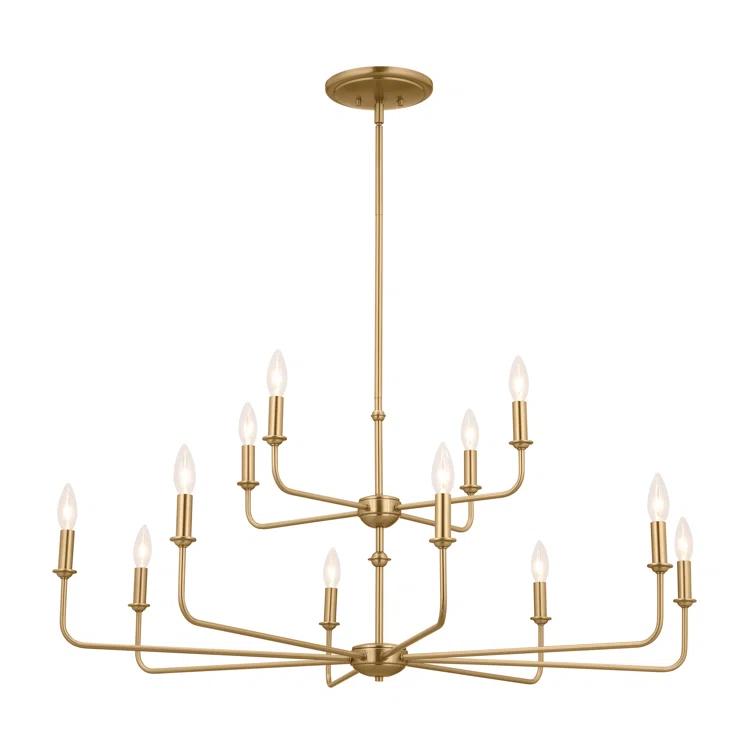 Kichler Lighting 12 - Light Dimmable Classic / Traditional Chandelier