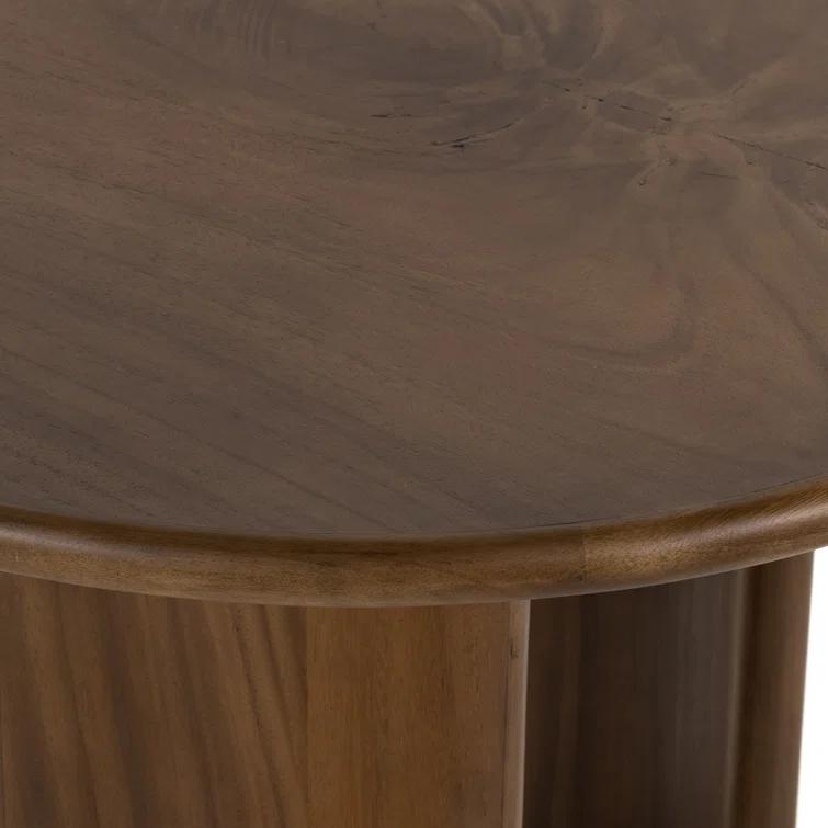 Nausica Oval Dining Table - Dark Brown