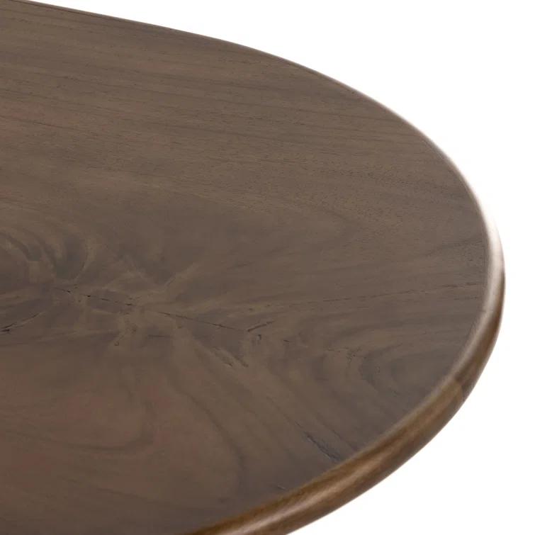 Nausica Oval Dining Table - Dark Brown