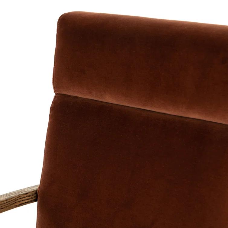 Masterson Velvet Swivel Desk Chair