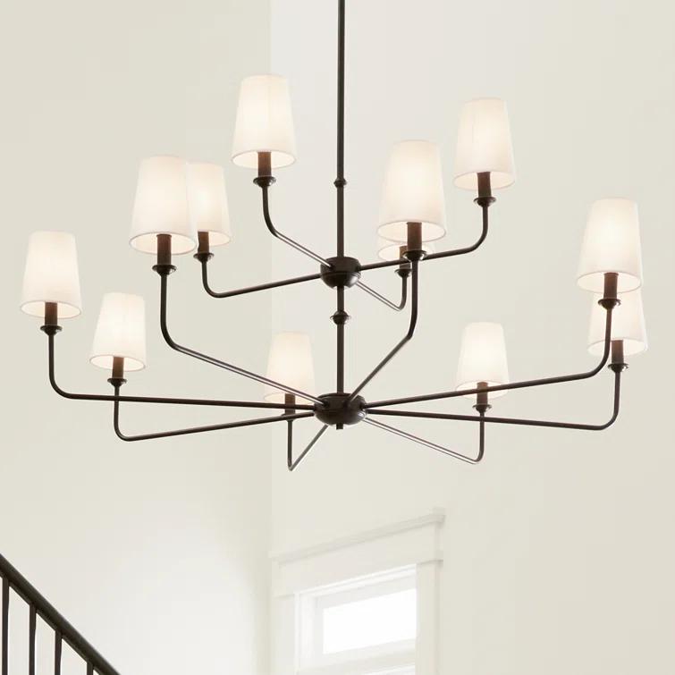 12 - Light Dimmable Classic / Traditional Chandelier