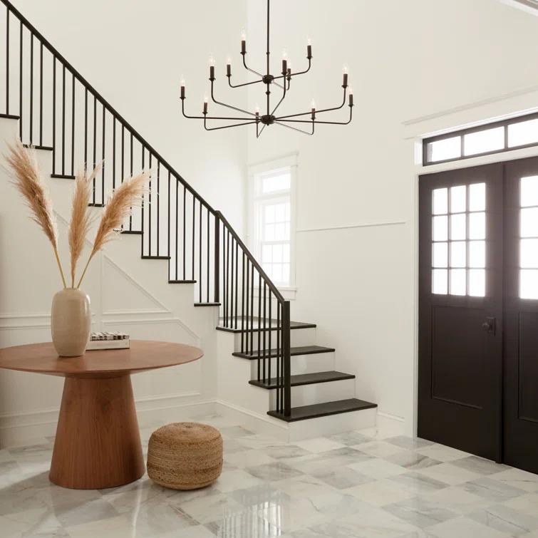 12 - Light Dimmable Classic / Traditional Chandelier