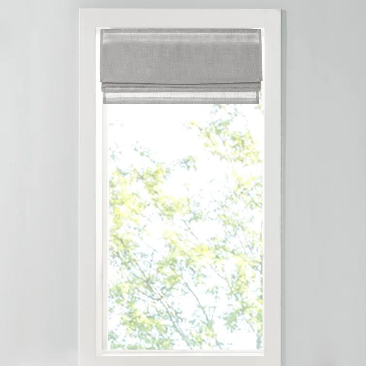 Kyler Linen Blend Light Filtering Roman Shade