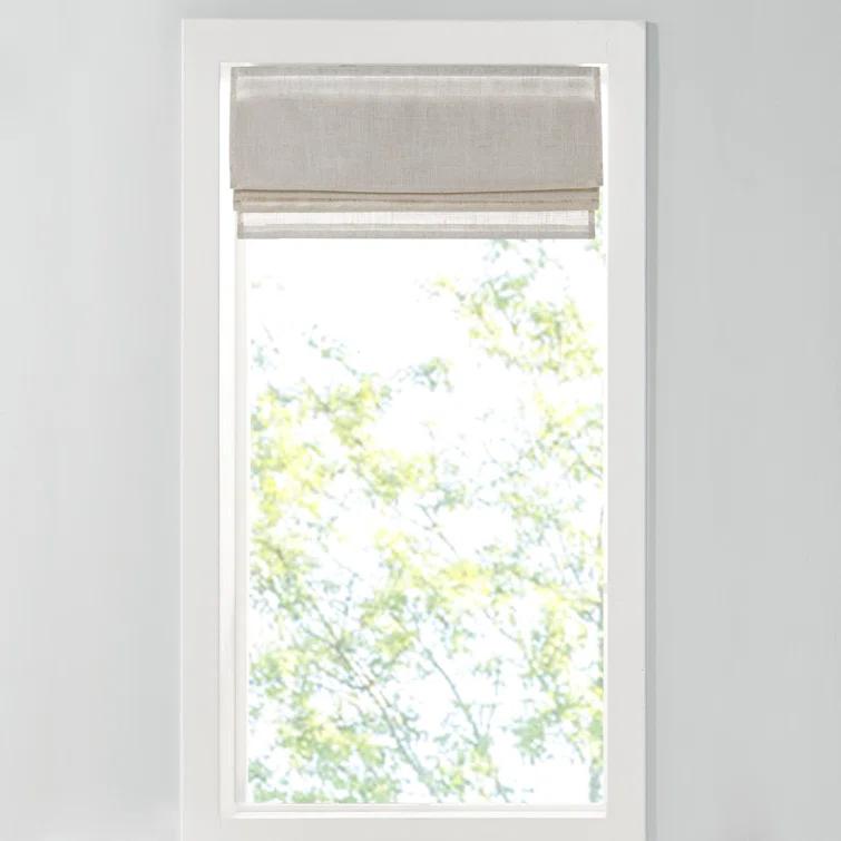 Kyler Linen Blend Light Filtering Roman Shade