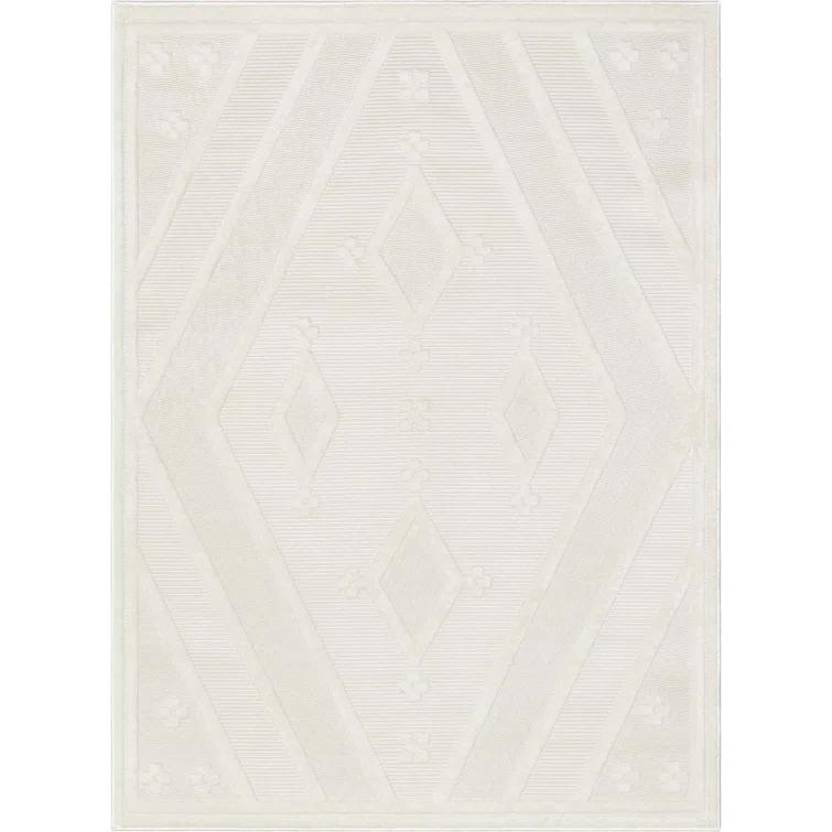 Markon Mali Outdoor Moroccan Tribal Ivory Indoor/Outdoor Area Rug