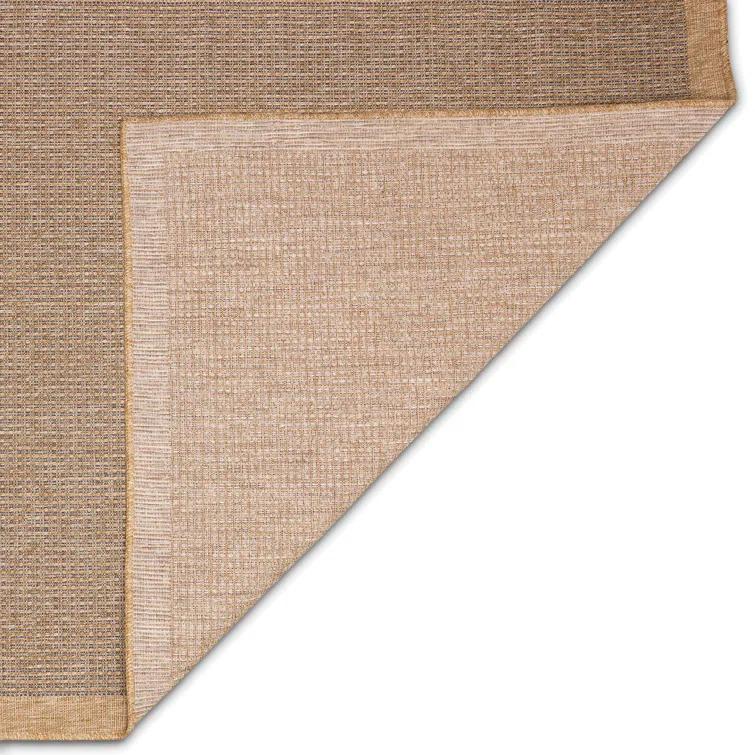 Bordy Texture Border Indoor/Outdoor Rug Navy