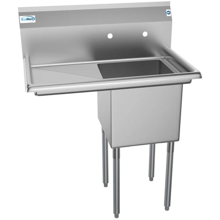 33" x 21" Freestanding Service Sink
