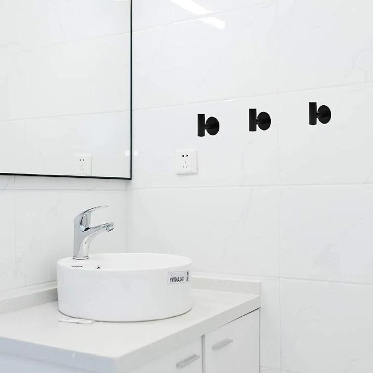 Frifoho Heavy Duty Self-Adhesive Wall Mounted Towel Hook (Set of 3) NJ7245EOTE9LPNR