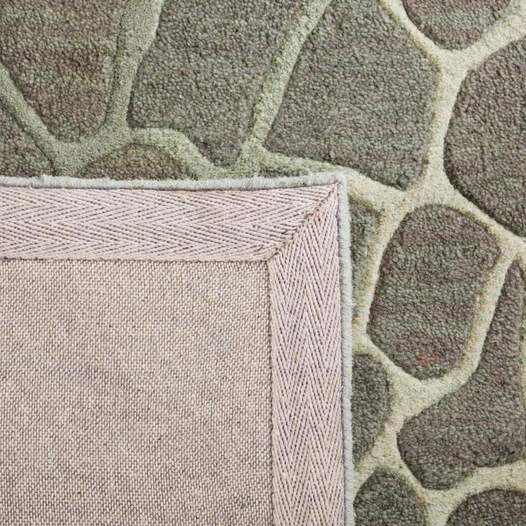 Martha Stewart Hand Tufted 70% Wool And 30% Viscose Geometric Rug