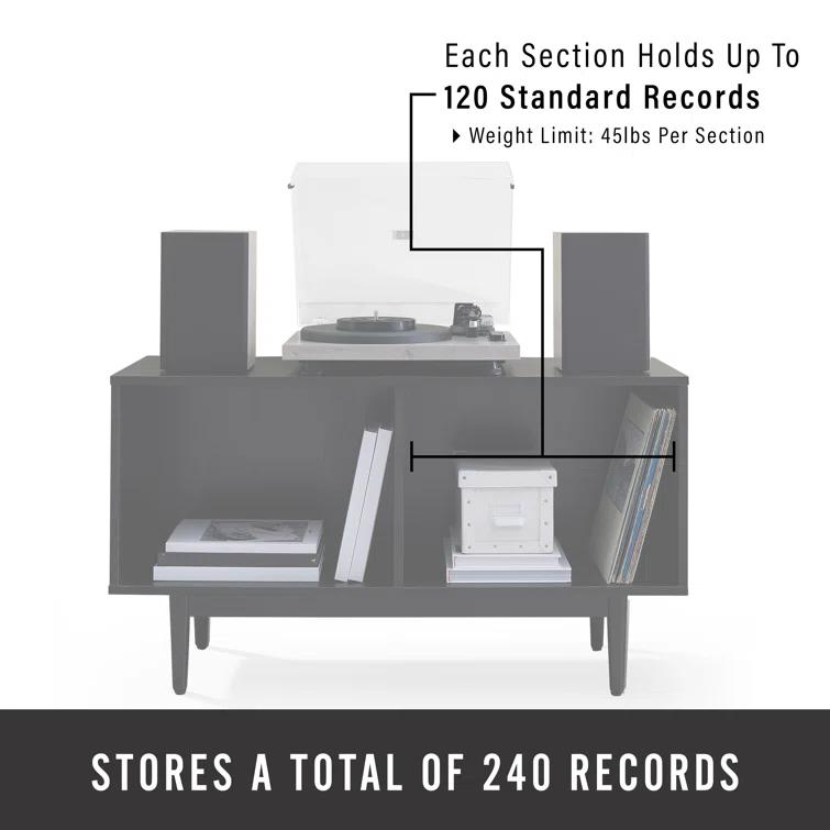 Crosley Liam Record Storage Console