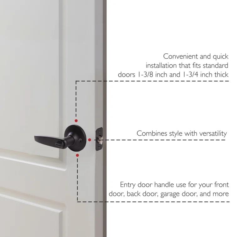 Delavan Keyed Entry Door Lever