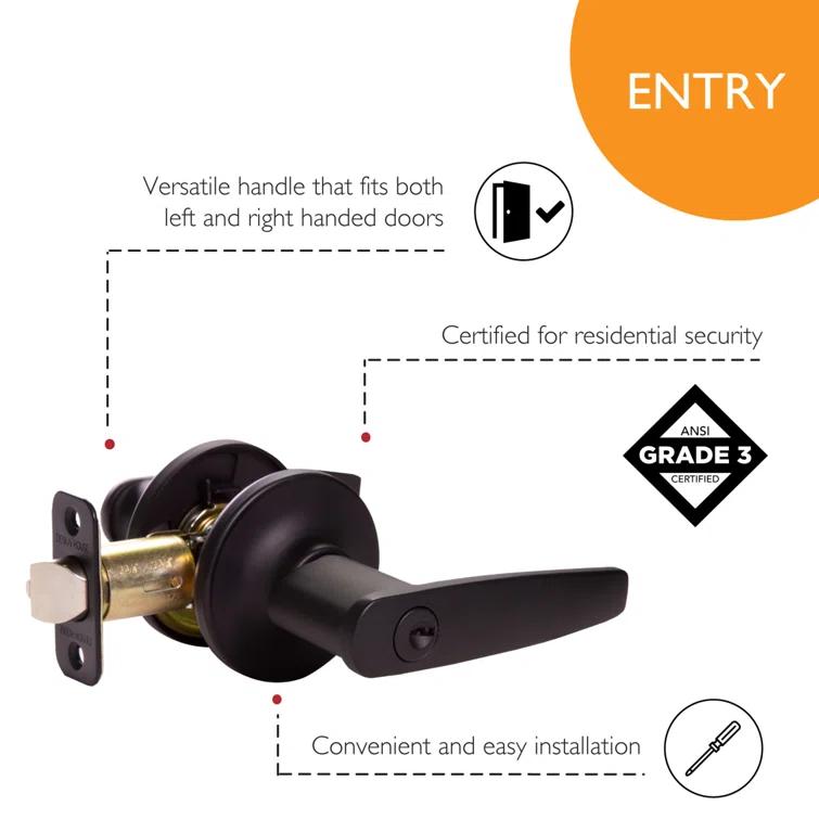 Delavan Keyed Entry Door Lever