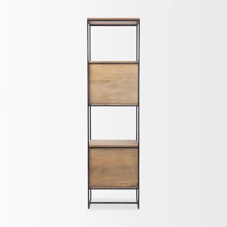 Sagan Narrow Etagere Bookcase