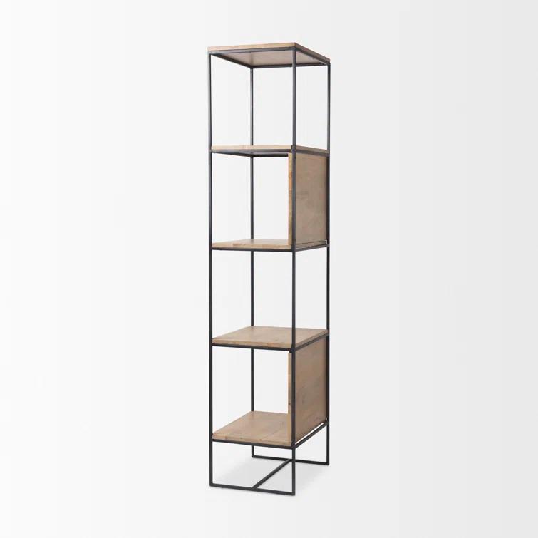 Sagan Narrow Etagere Bookcase