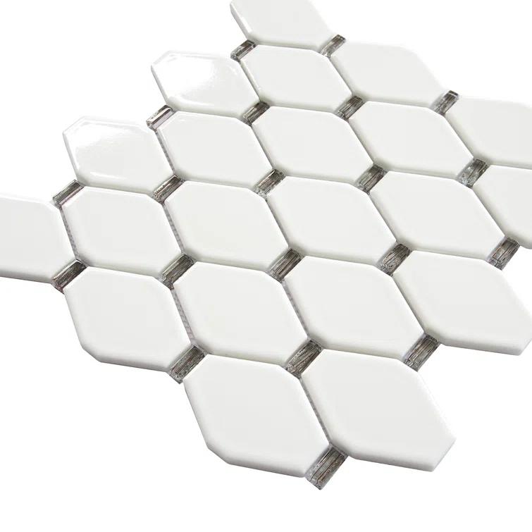 Badajoz 2" x 3" Glass Honeycomb Mosaic Tile