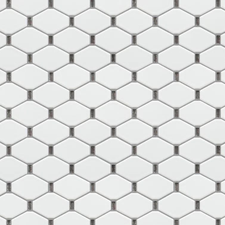 Badajoz 2" x 3" Glass Honeycomb Mosaic Tile