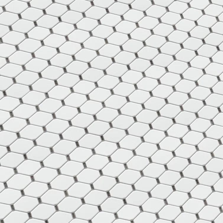 Badajoz 2" x 3" Glass Honeycomb Mosaic Tile