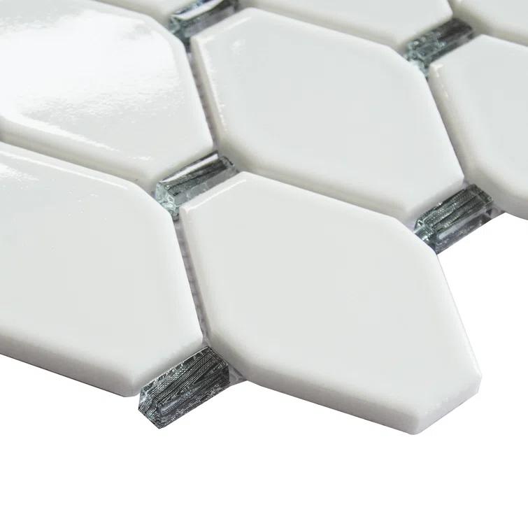 Badajoz 2" x 3" Glass Honeycomb Mosaic Tile