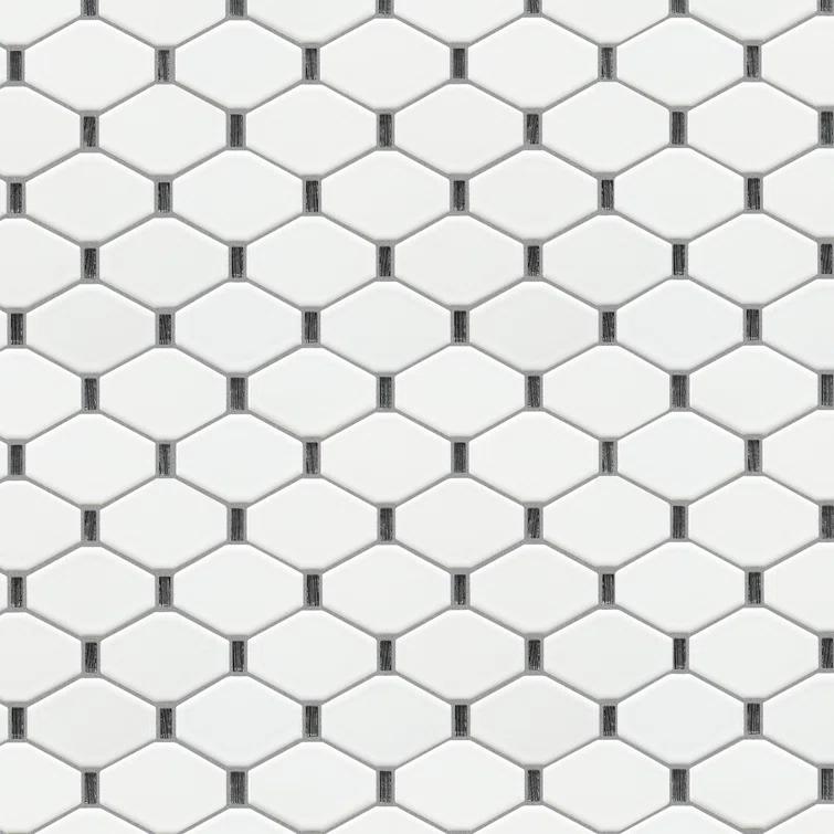Badajoz 2" x 3" Glass Honeycomb Mosaic Tile