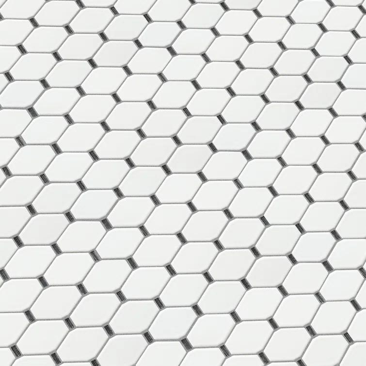 Badajoz 2" x 3" Glass Honeycomb Mosaic Tile