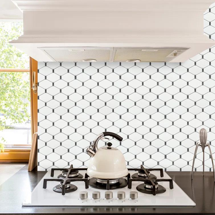 Badajoz 2" x 3" Glass Honeycomb Mosaic Tile