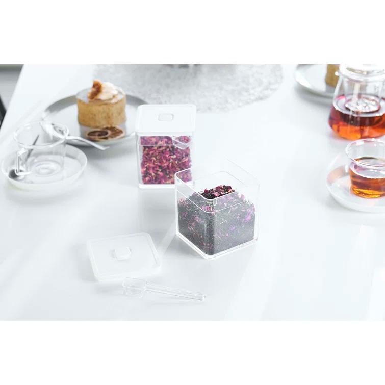 Yamazaki Home Tower Yamazaki Home Airtight Food Storage Container, Tea Leaf, Candy, Coffee, or Condiment Canister