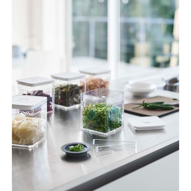 Yamazaki Home Tower Yamazaki Home Airtight Food Storage Container With Lid Square Spice Or Vegetable Holder & Reviews | Wayfair