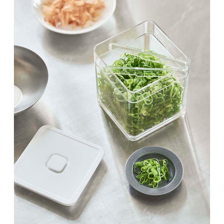Yamazaki Home Tower Yamazaki Home Airtight Food Storage Container With Lid Square Spice Or Vegetable Holder & Reviews | Wayfair