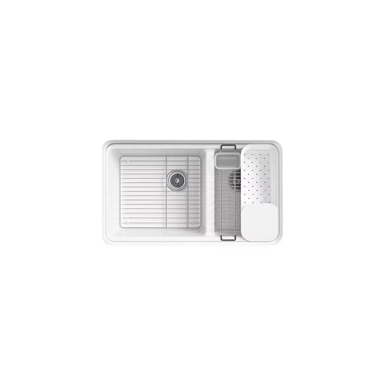 Riverby 33" L x 22" W Double Basin Undermount Kitchen Sink