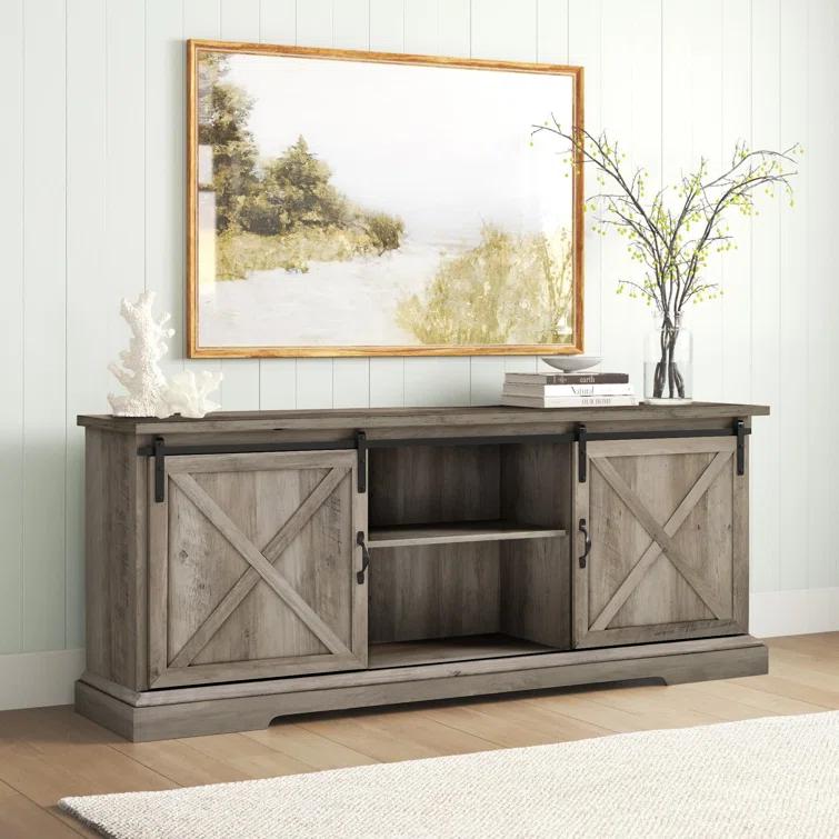 Carterton Sliding Door TV Stand for TVs