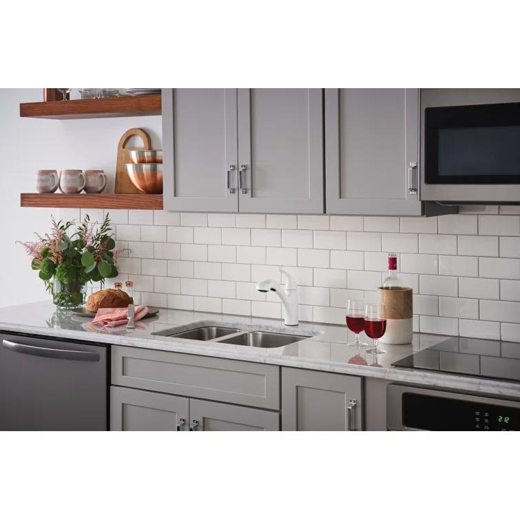 Moen Brecklyn Single-Handle Pull-Out Sprayer Kitchen Faucet with Power Clean Technology