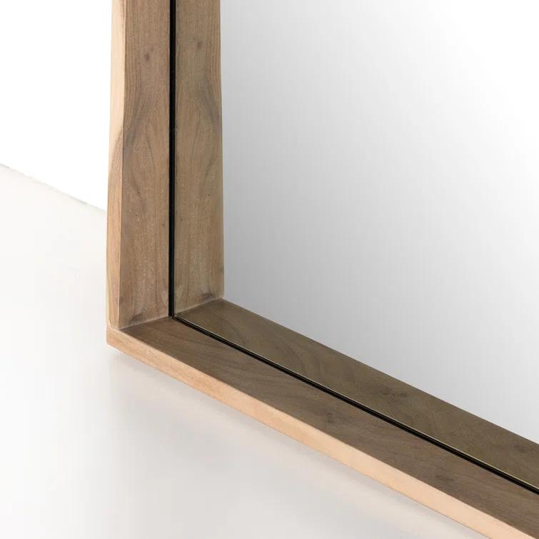 Akia Full Length Mirror - Whitewash Acacia