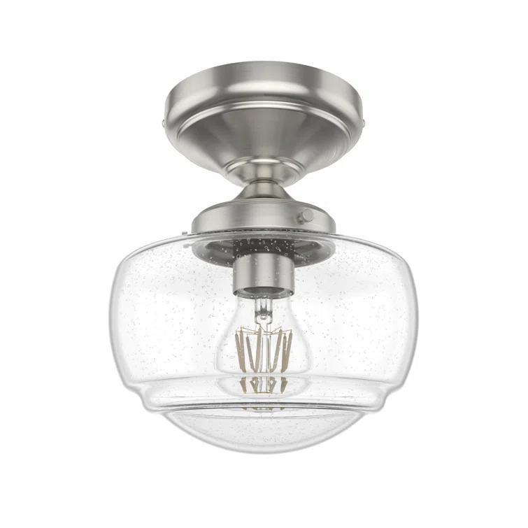 Hunter Fan Hunter Saddle Creek 1 Light Mini Flush Mount Ceiling Light Fixture